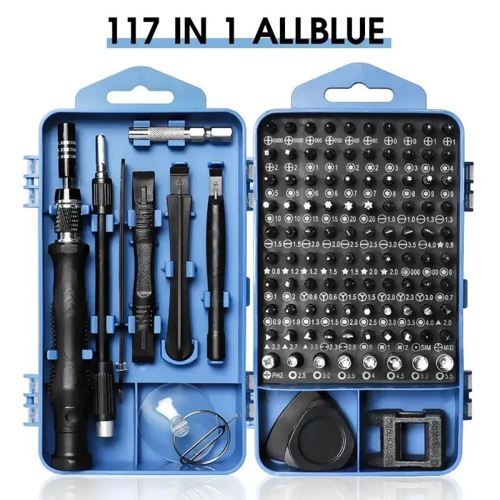 117 In 1 Magnetic Screwdriver Set For Repairing 98 Bits For Iphone Camera Piece