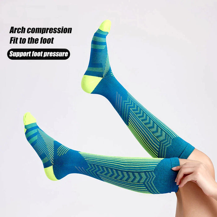 1 Pair Leg Sports Calf Compression Socks For Women Men