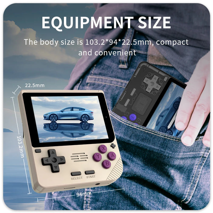 V10 Handheld Game Console 3.5 Ips Oca Full Screen Retro Opendinglinux