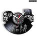 Royal Skull Crown Vinyl Record Wall Clock