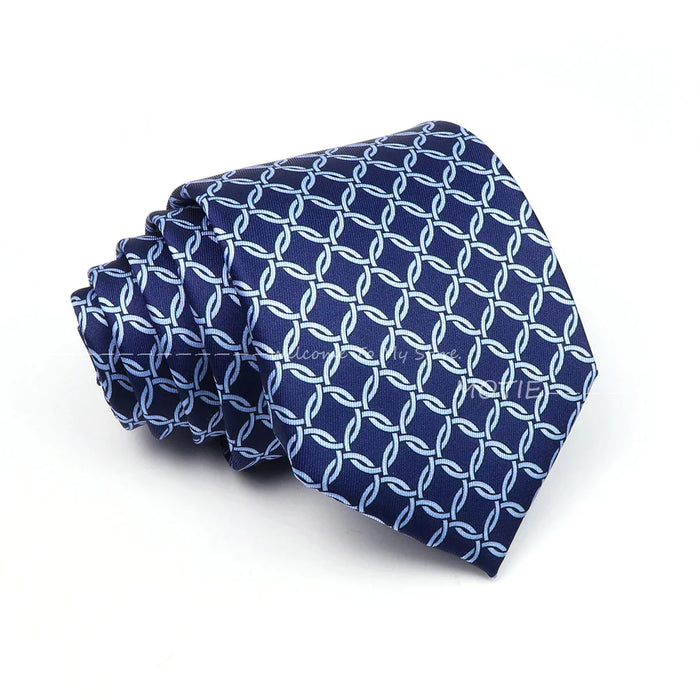 Blue Paisley Necktie For Weddings And Daily Wear