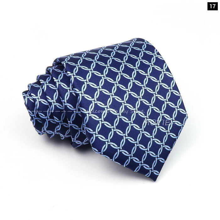 Blue Paisley Necktie For Weddings And Daily Wear