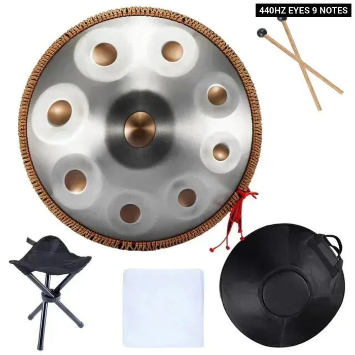 432Hz 440Hz 9 10 12 Notes D Major Professional Authentic Handpan Steel Tongue Drum For Yoga And Meditation