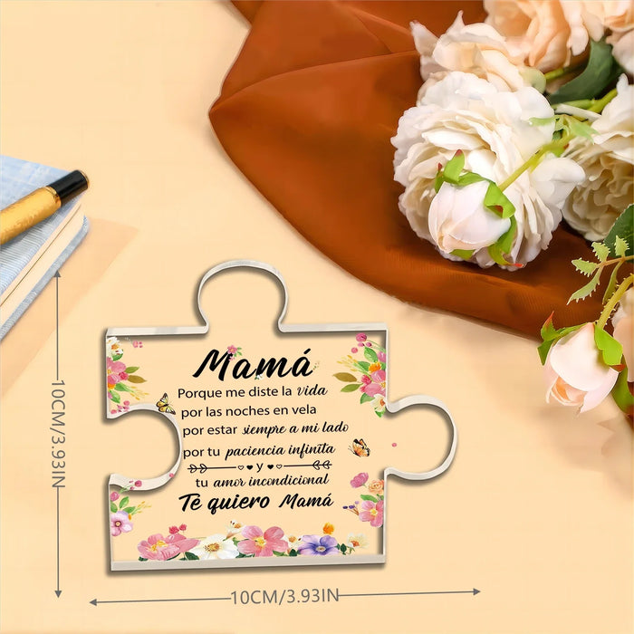 Spanish Mom Birthday Gift Acrylic Desk Decor Keepsake