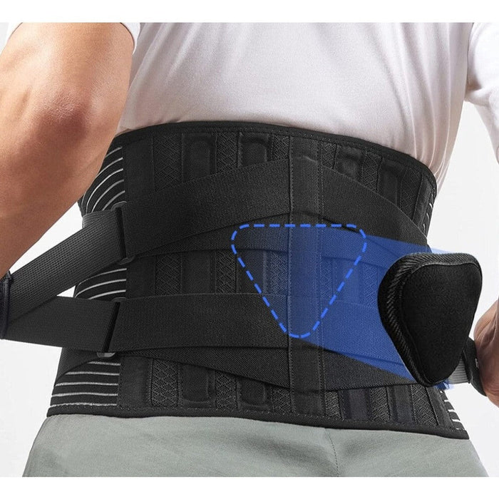 Breathable Adjustable Knitted Lumbar Support Belt For Men Women Herniated Disc Sciatica