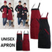 2 Pocket Halter Apron For Chefs And Waiters