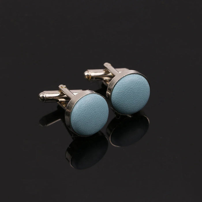 Solid Colour Cufflinks Mens Wedding Accessory