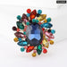 Luxury Women Brooch 10 Colour Crystal Pin For Party Clothing