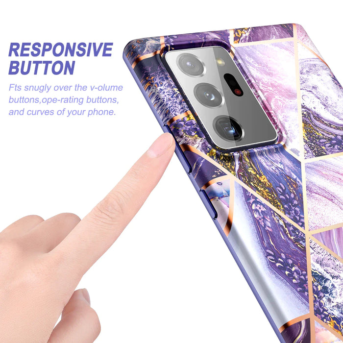 Geometric Marble 2 In 1 Case For Samsung Note 20 Ultra