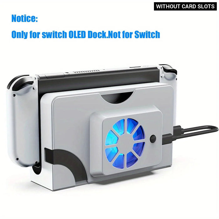 Switch Oled Dock Cooler Efficient Heat Dissipation