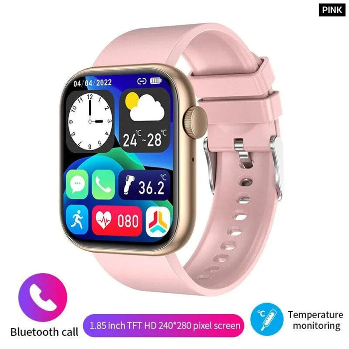 Lige Womens Smartwatch With Full Touch Screen Bluetooth Call Waterproof Fitness Tracker