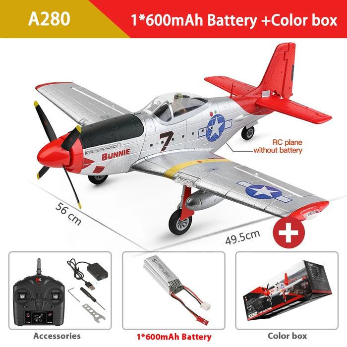 Led Fighter Plane for Kids 2.4g 4ch 3d6g Mode