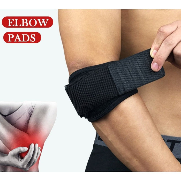 1 Piece Muscle Compression Elbow Brace Pad for Tennis Relieves Tendonitis