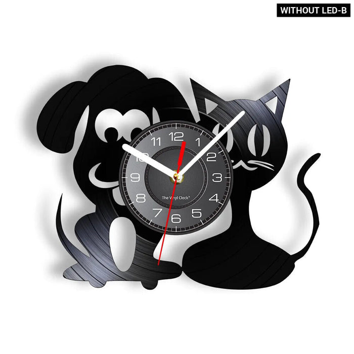 Vet Clinic Vinyl Wall Clock