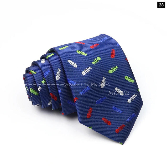 Santa Claus Necktie For Christmas And Halloween Parties