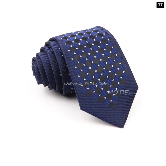 Mens Purple Geometric Tie For Weddings