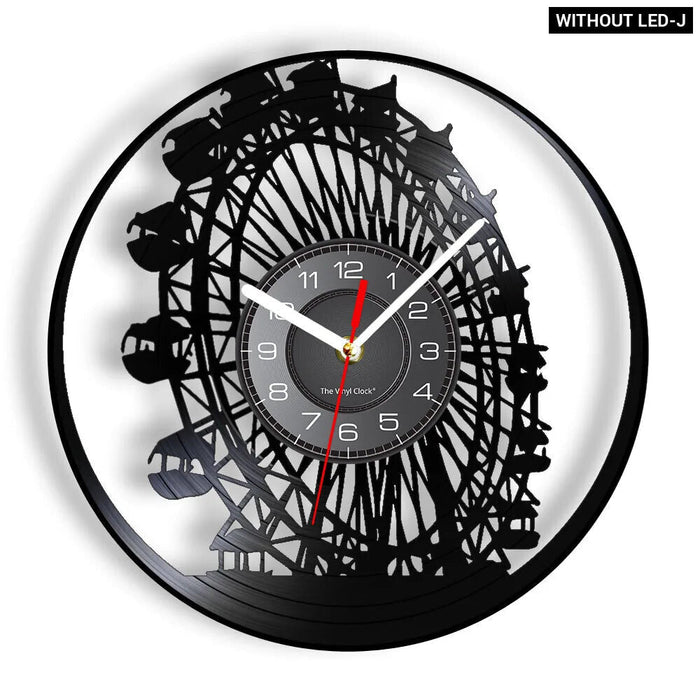 London Vinyl Record Wall Clock