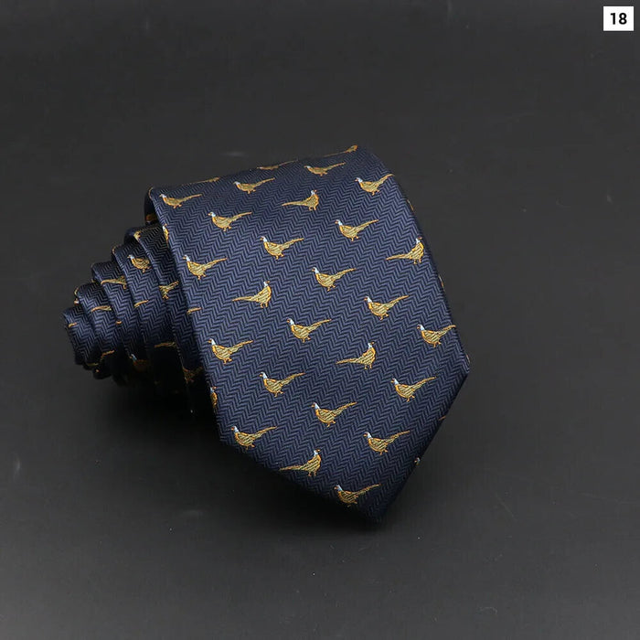 Cartoon Animal Tie For Weddings And Parties