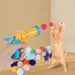 Interactive Cat Toy With Furry Ball Bullets