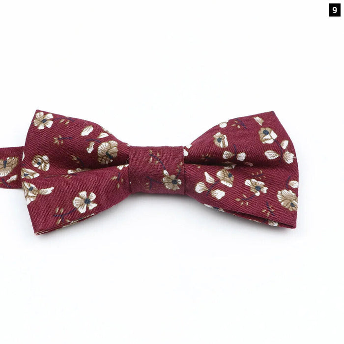 Colourful Floral Bow Ties Fashionable And Fun For Kids