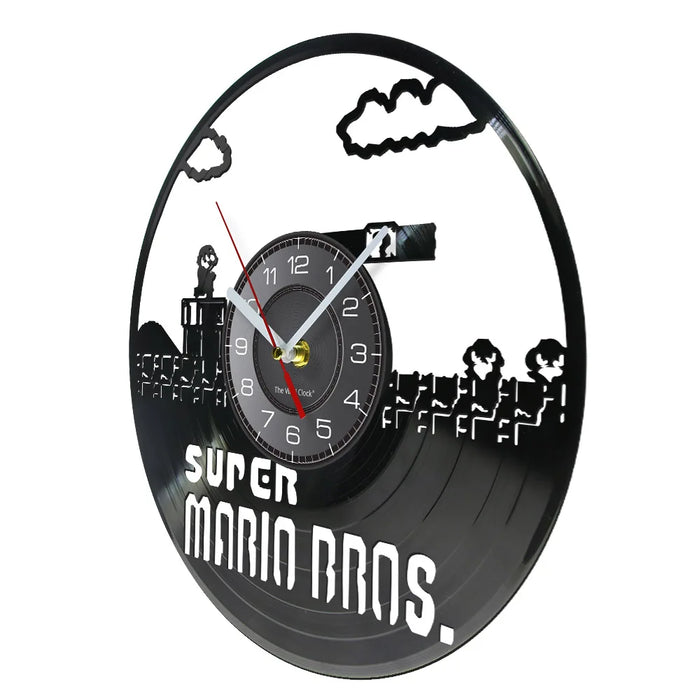 Retro Mushroom Game Wall Clock