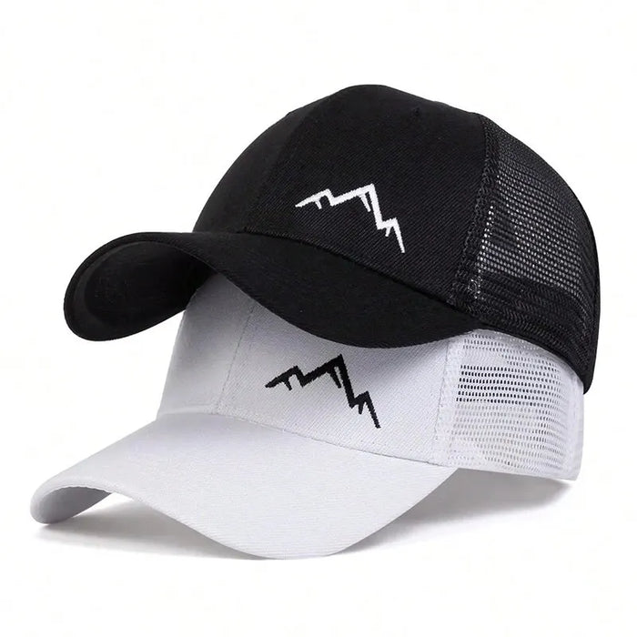 Adjustable Mountain Range Baseball Cap / Hat For Outdoor Sun Protection