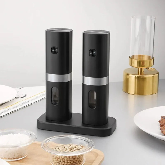 Rechargeable Electric Salt And Pepper Grinder Set Collection