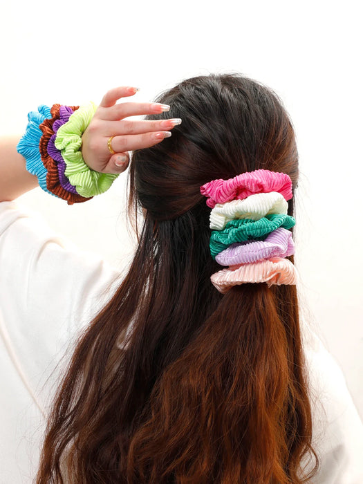 Pack Of 3 Soft Hair Scrunchies