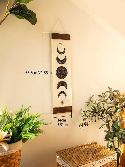 Boho Moon Phase Butterfly Tapestry Wall Decor