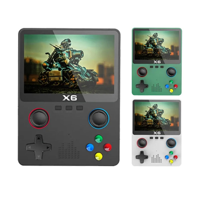 X6 3.5 Handheld Game Player With Dual Joystick And 11