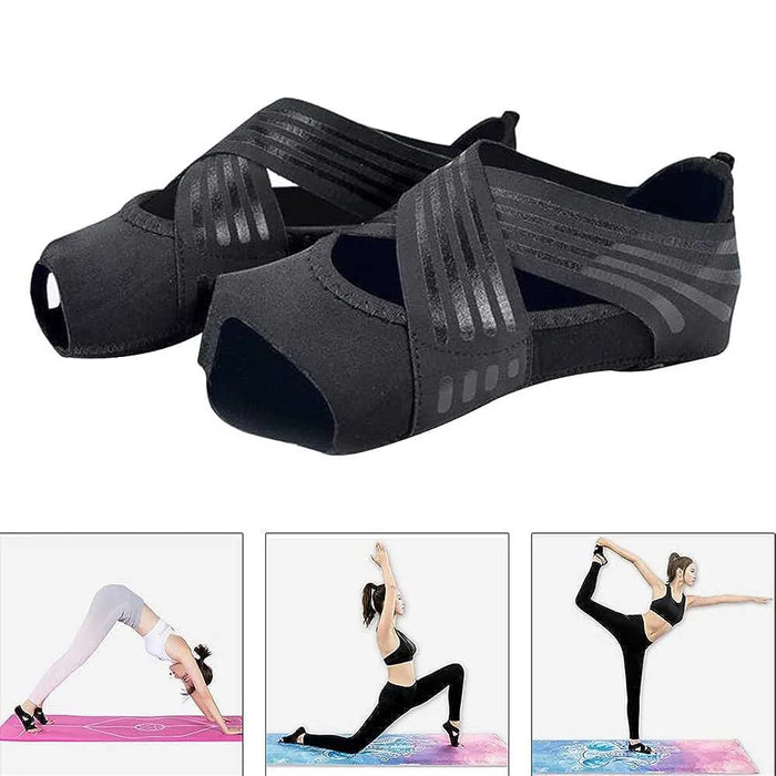 1 Pair Non Slip Pilates Yoga Socks For Women Ballet Pilates Barre Dance