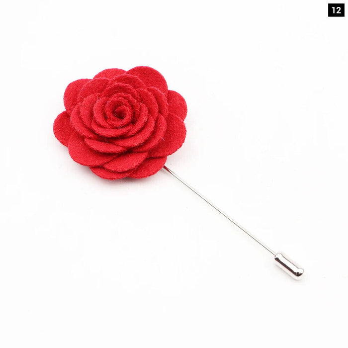 Handmade Romantic Flower Brooch 34 Colours