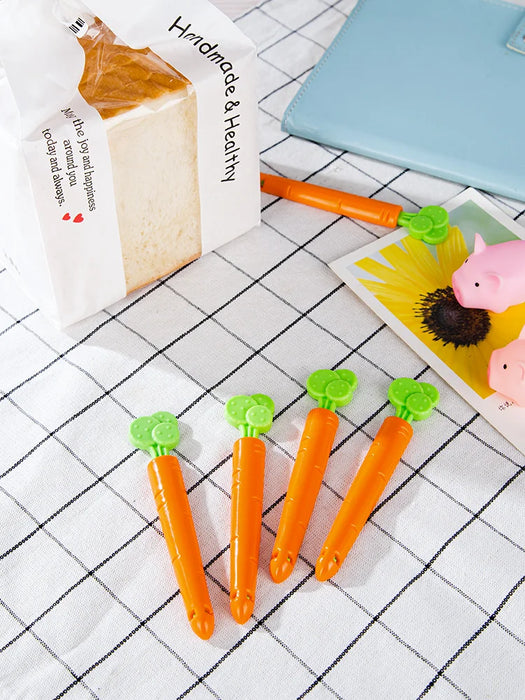 Carrot Shaped Food Sealing Clips