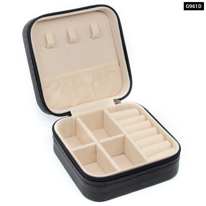 Mini Jewelry Storage Box Portable Home Travel Earrings