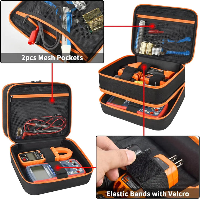 Klein Tools Et310 Circuit Breaker Gfci Outlet Test Kit Case Compact Storage For Home Tester Kit