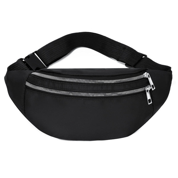 Fashion Waist Bag Women's Simple Shoulder Bag Lightweight Oxford Cloth Men's Casual Travel Versatile Crossb