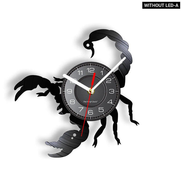 Scorpio Zodiac Vinyl Record Wall Clock