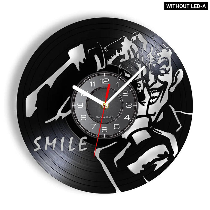 Pographers Vinyl Record Wall Clock