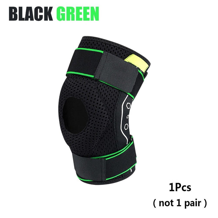 Hinged Knee Support Brace With Side Stabilizer & Eva Pads