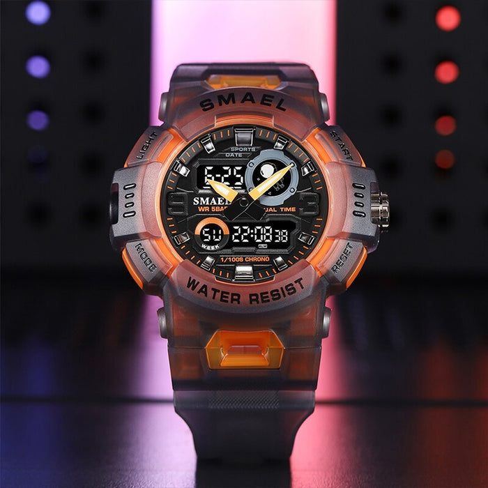 Sport Watches Digital Watch Led 50m Waterproof Military