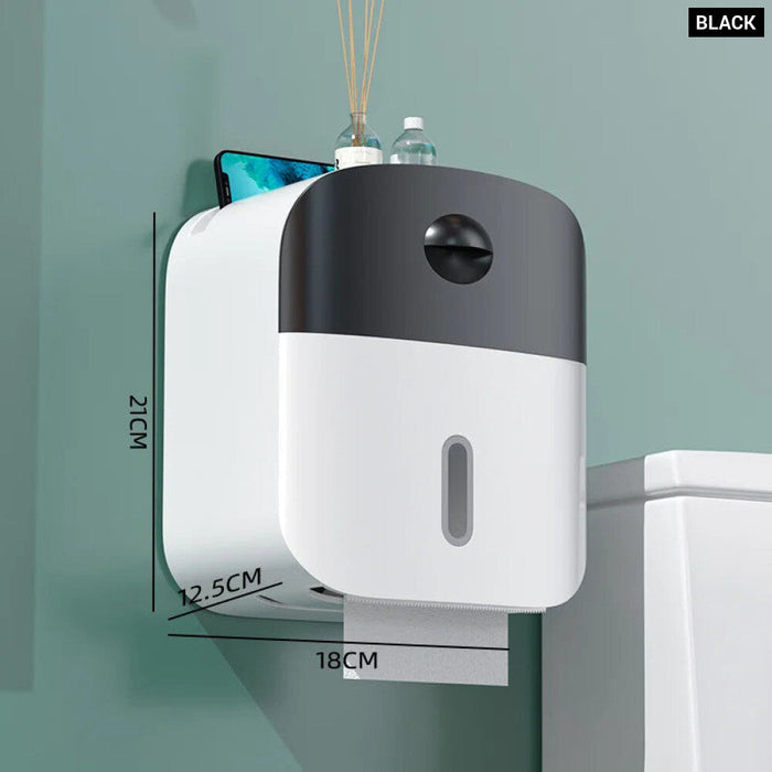 Waterproof Wall Mounted Toilet Paper Holder