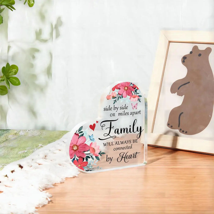 Family Roots Heartfelt Acrylic Souvenir