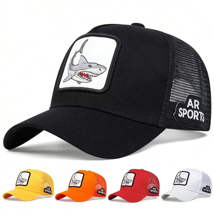 Adjustable Shark Embroidered Baseball Cap / Hat