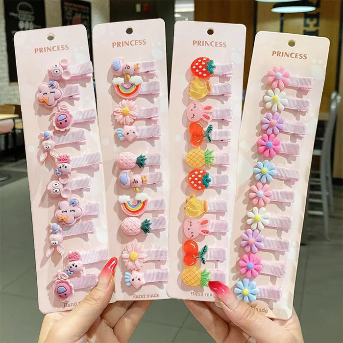 30Pcs Set Cartoon Baby Hair Clips Accessories For Children