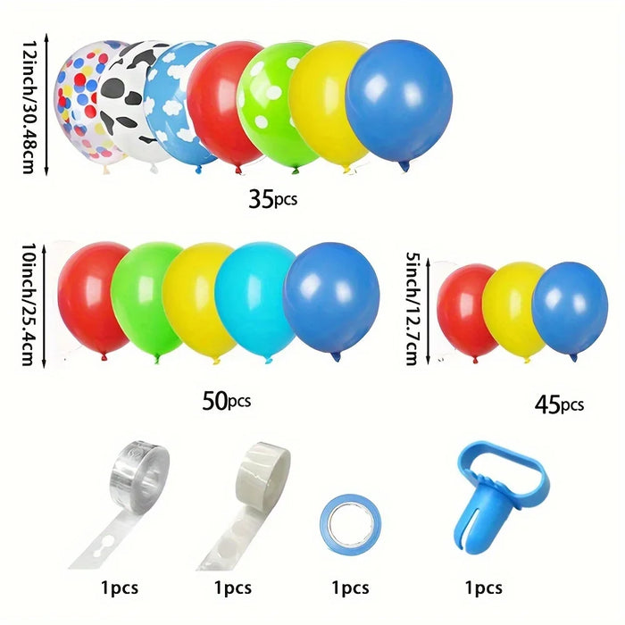 144Pcs June Black Independence Day Themed Balloon Arch Set With Red Black Green And Yellow Balloons For Commemoration Day