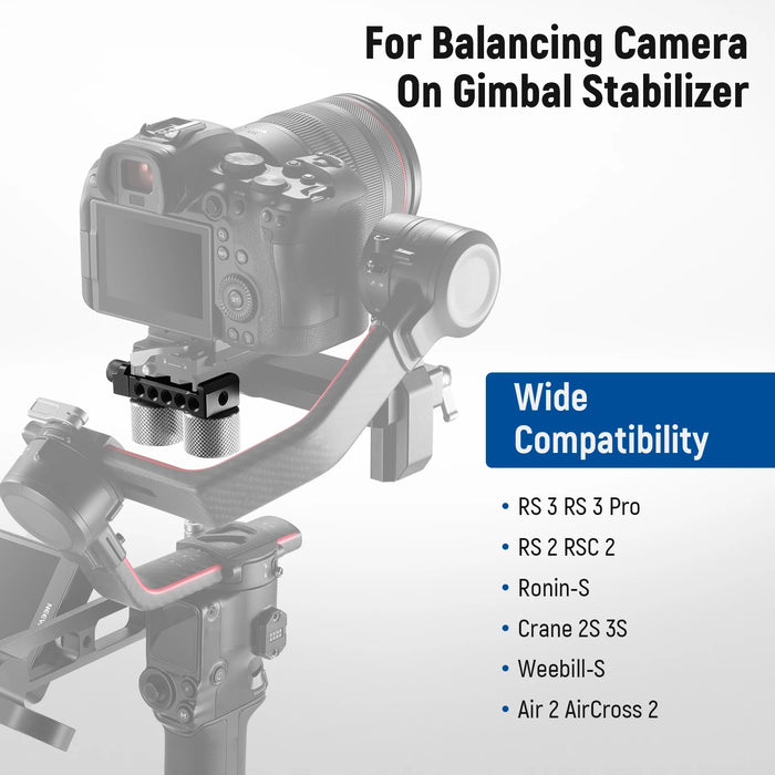 Gimbal Counterweights And Clamp Kit For Dji Ronin And Zhiyun Crane Compatible With Rs4 Pro Rs4 Rs3 Pro Rs3 Rs2 Rsc2 2S 3S And Weebill S