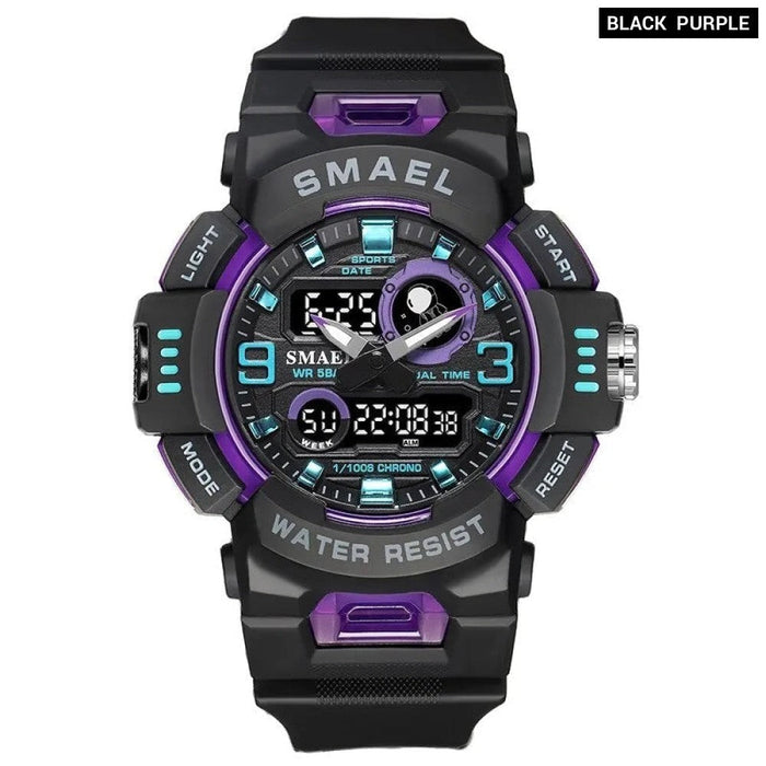 Sport Watches Digital Watch Led 50m Waterproof Military