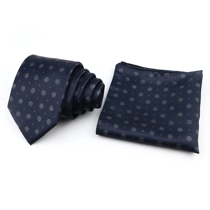 Paisley Jacquard Tie Set For Office Or Wedding