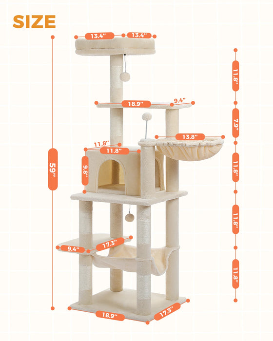 Multi Level Cat Tree Condo Perch