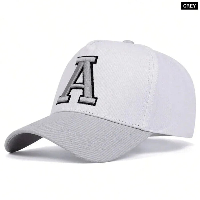 A Letter Embroidered Baseball Cap / Hat For Outdoor Wear